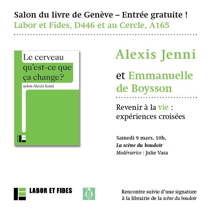 Alexis Jenni et Emmanuelle Boysson au Salon du livre de Genève 2024